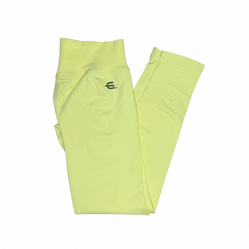 Lime Yellow Gym Boss Leggings