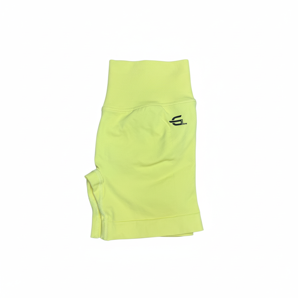 Neon Yellow Gym Boss Shorts