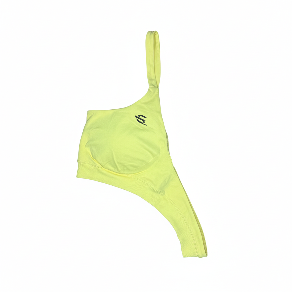 Neon Yellow Gym Boss Sports Bra